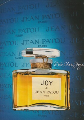 Werbepapier - Advertising Paper - Joy de Jean Patou