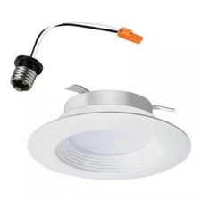 Halo 4 in. 2700K Integrated LED Recessed Ceiling Light Retrofit Trim