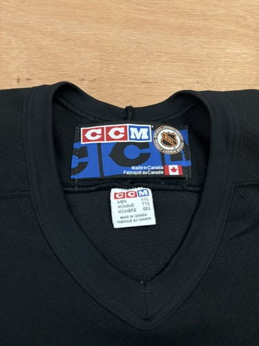Vintage CCM New York Rangers Black Alternate Jersey Mens 2XL. Rare! - Picture 7 of 11