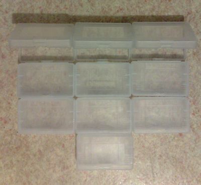 10 Boîtiers De Protection Pour Game Boy (GB, GBC, GBP) - Étui Rangement Plastique