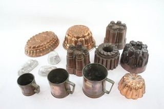 Moldes de gelatina surtidos de cobre tazas medidoras de grano etc 3004G