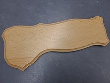 Bundeswehr Wappenbrett Vollholzplatte beidseitig gefräst