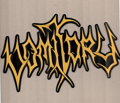 Vomitory - Gelbes Logo Rückenaufnäher