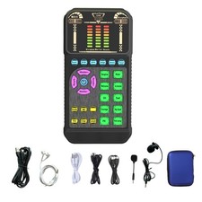 Multiple Device Compatible Soundcard Clear Audios for Live Broadcast Recording