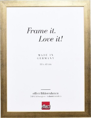 Effect Holzrahmen Profil Top Pro gold 18x27 cm Klarglas