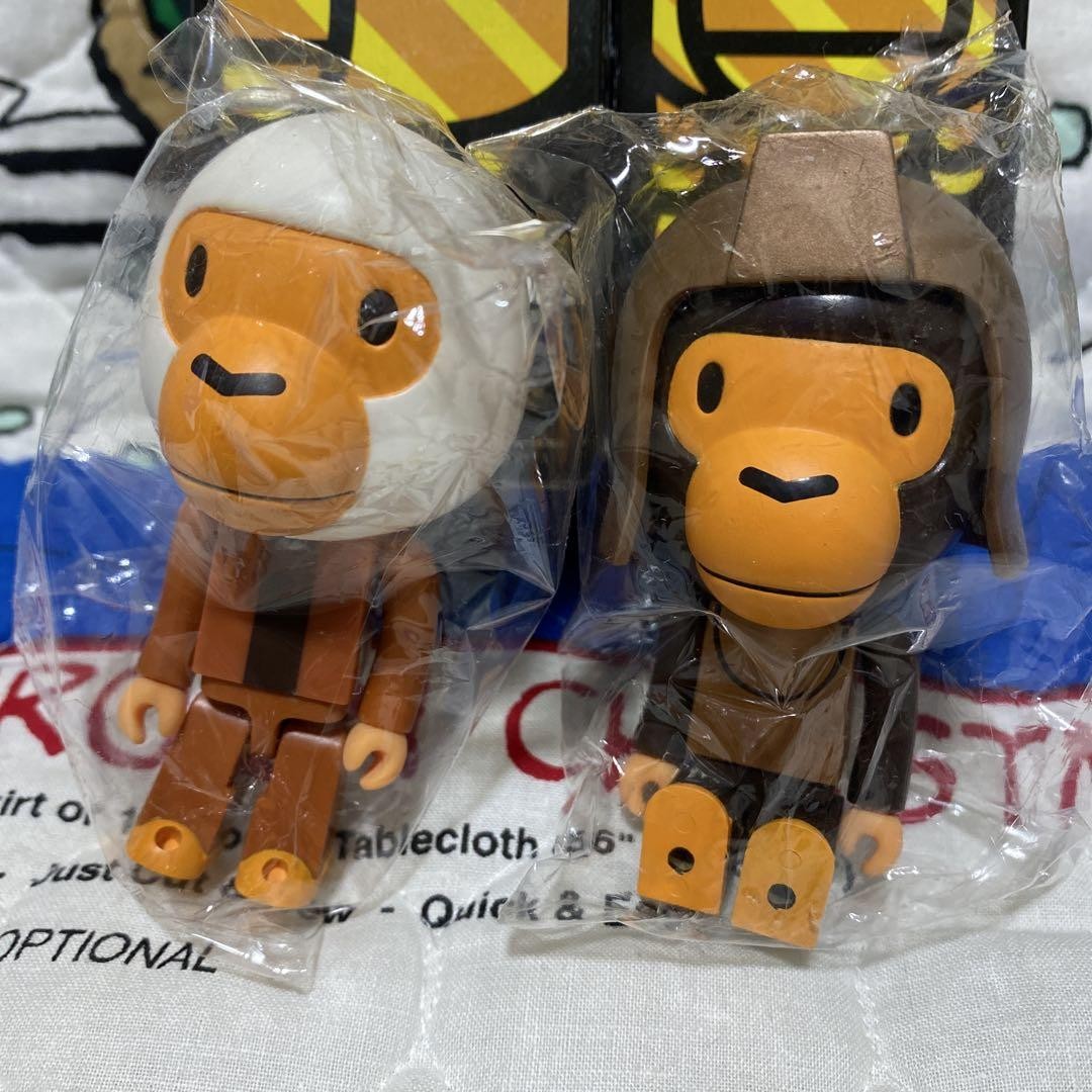 A BATHING APE Kubrick Figure 4-piece Set Baby Milo Store with Box