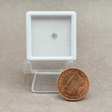 0.18ct Natural Round Cut Moissanite Loose Gemstone