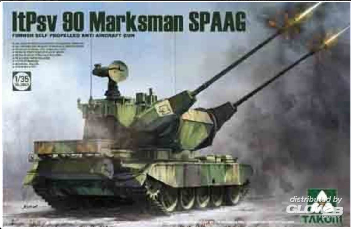 Takom 1:35 - 02043 Finnish Self Propelled Anti Aircraft Gun ItPsv 90 tank Kit