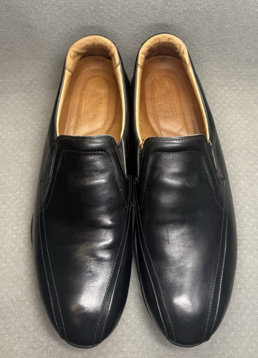 SAOLA Mocassini casual AE by Allen Edmonds in pelle nera suola in gomma da uomo 11D