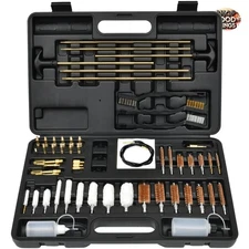 Durable Gun Cleaning Kit with Patented Brass Rods & Comprehensive Accessories