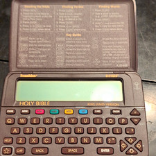 Franklin Holy Bible KJV KJB-440 Handheld Battery Dictionary, Cartridge Slot