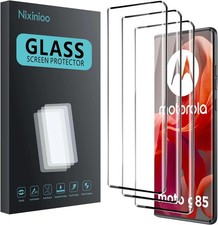 3PCS Tempered Glass Screen Protector for Motorola Moto G85/Moto Edge 50 Fusion 9