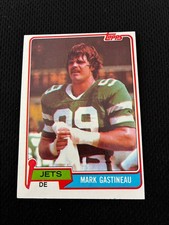 MARK GASTINEAU ROOKIE TOPPS 1981 NEW YORK JETS RC #342 FOOTBALL CARD