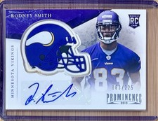 2013 Panini Prominence - Rodney Smith #179 Rookie Helmet Signatures /225 (AU,...