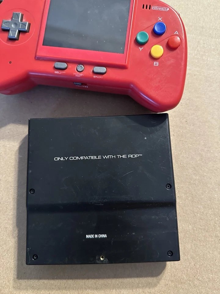 Retro-bit RetroDuo Portable V2.0 Handheld - RED READ DESCRIPTION!! - Image 3 of 4