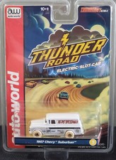 iWheels SC416 Auto World Thunder Road 1957 Chevy Suburban HO Scale Slot Car New