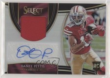 2018 Panini Select Rookie Signature Memorabilia /125 Dante Pettis Auto 0a6