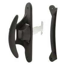 A 215 43/16 In. Black Plastic Sliding Screen Door Handle Fits Bay Mills Doors