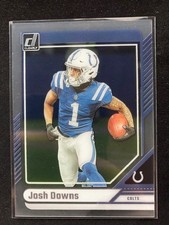 🪩 2024 Panini Clearly Donruss - Josh Downs #25 Indianapolis Colts