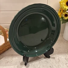 Longaberger Pottery Pie Plate  10” Retired IVY Green USA