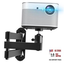 Foldable Projector Wall Ceiling Mount, Fits 1/4" M4 M6 Screw, 11lbs 360