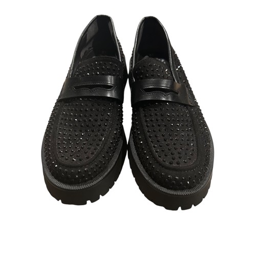 Sam & Libby Ravena Glitter Loafers Chunky Lug Souls Women’s Size 9 Y2K Vibes - Picture 5 of 8