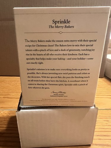 2006 Hallmark The Merry Bakers Sprinkle Ornament NOS - Picture 2 of 4
