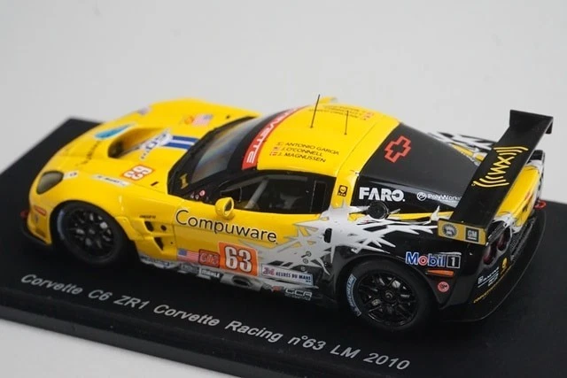 1:43 SPARK S2579 Chevrolet Corvette C6 ZR1 Corvette Racing Le Mans 2010 #63 - Image 2 of 4