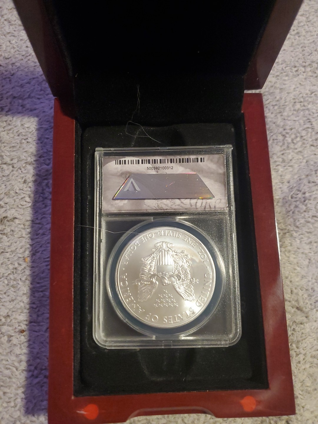 2013 (S) Silver Eagle First Stike ANACS- MS70 certified #312