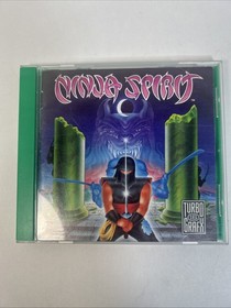 Ninja Spirit TurboGrafx-16 HuCard Complete w/ Manual & Case Authentic Tested