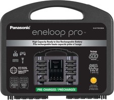 Panasonic K-KJ17KHC82A eneloop pro High Capacity Power Pack, 8AA, 2AAA, with ...
