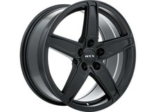 Set Of 4 Rtx Wheels Frost 16x6.5 5x114.3 42p C67.1 Satin Black 082586