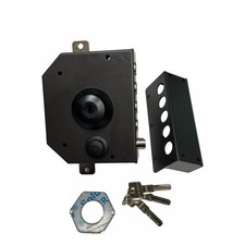 SERRATURA DI SICUREZZA TRIPLICE TECO mm. 60 C/POMOLO E SCROCCO