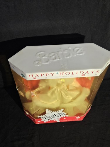 1989 Happy Holidays Barbie Doll Special Edition with Keepsake Snowflake Ornament - Picture 3 of 5
