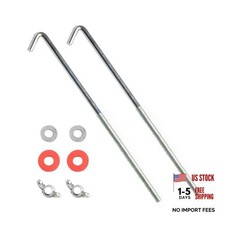 Car Battery Hold Down J-Bolt, 10" Vehicle J-Hook Battery Hold Down Bracket 27cm