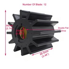Detroit 8v 16v 92ta Diesel Engine Cooling Water Pump Impeller 8927570