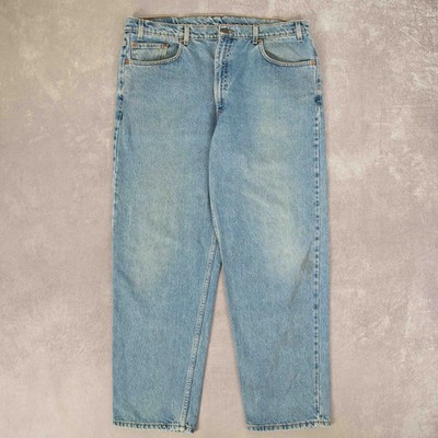 Levi's Vintage 90s 550 Relaxed Fit Jeans W38 L30 Men's Light Blue Denim