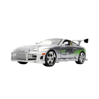 1:24 Brian's Toyota Supra A80 - Silver Finish - JADA Fast