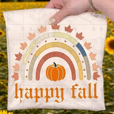Happy Fall Gildan Natural Shirt Small-3X