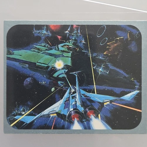 1980s Vintage Japanese Nintendo Gradius Vic Viper Menko Card