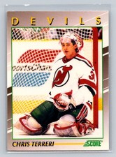 1991-92 Score Young Superstars #15 Chris Terreri New Jersey Devils