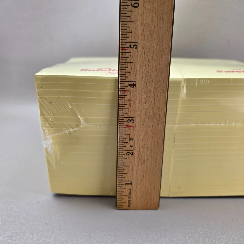 3M PostIt Notes 3x4 Canary Yellow Case of 80 Pads Safelite AutoGlass Logo - Image 4 of 4