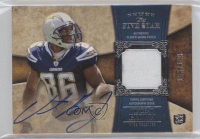 2011 Topps Five Star Rookie 103/199 Vincent Brown #168 Patch Auto 04tw