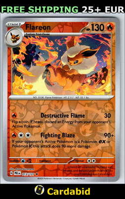 Flareon - PRE #013/131 SV: Prismatic Evolutions Reverse Holo Ryota Murayama NM