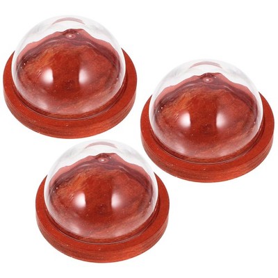 3 Pcs Glasglocke Für Die Heimdekoration Kuppelglas Glaskuppel Mit Sockel