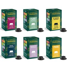192 Capsules, Thé Et Tisane Bio Sandemetrio Compatibles Lavazza a Modo Mio Choix