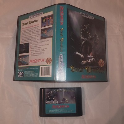 Beast Wrestler Sega Genesis Game w/ Case (NO MANUAL) 1991 Fighting Game
