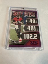1- 2021 PANINI SCORE NEXT LEVEL STATS TOM BRADY CARD #NL1 (PINK)