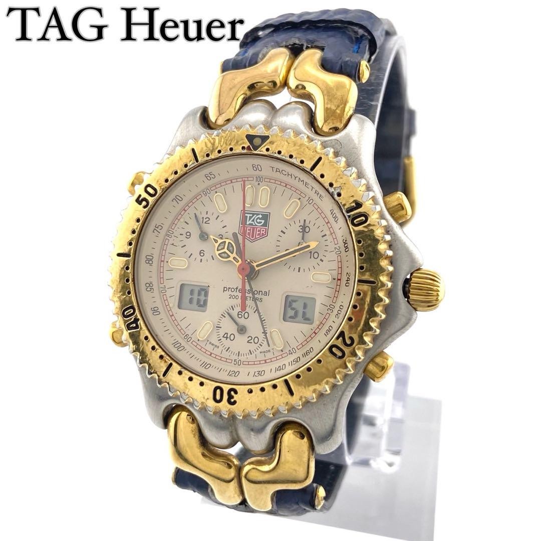 美品TAG Heuer 腕時計 ゴールド/シルバー　セナモデルCG1123-0 TAG HEUER/タグホイヤー】 CG1123-0 プロフェッショナル