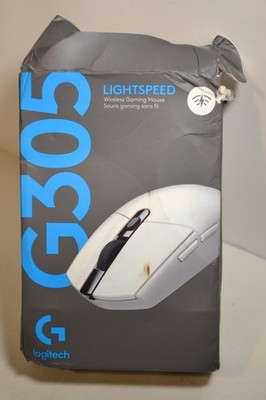 Logitech G305 LIGHTSPEED Wireless Gaming Mouse, Hero 12K Sensor - White